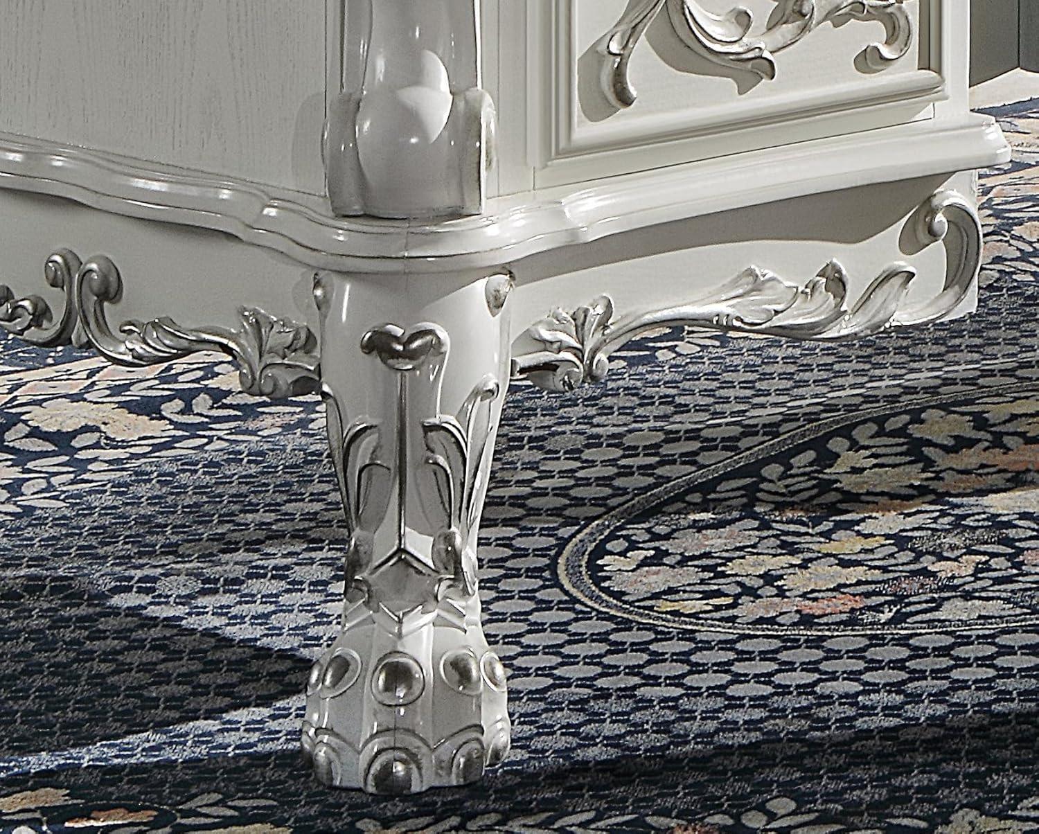 Acme Dresden EXECUTIVE WRITING DESK Bone White Finish