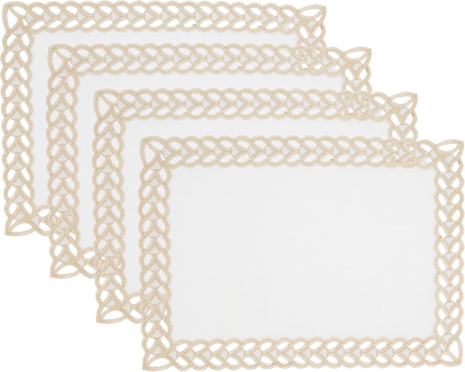 Polyester No Pattern Rectangle Placemat