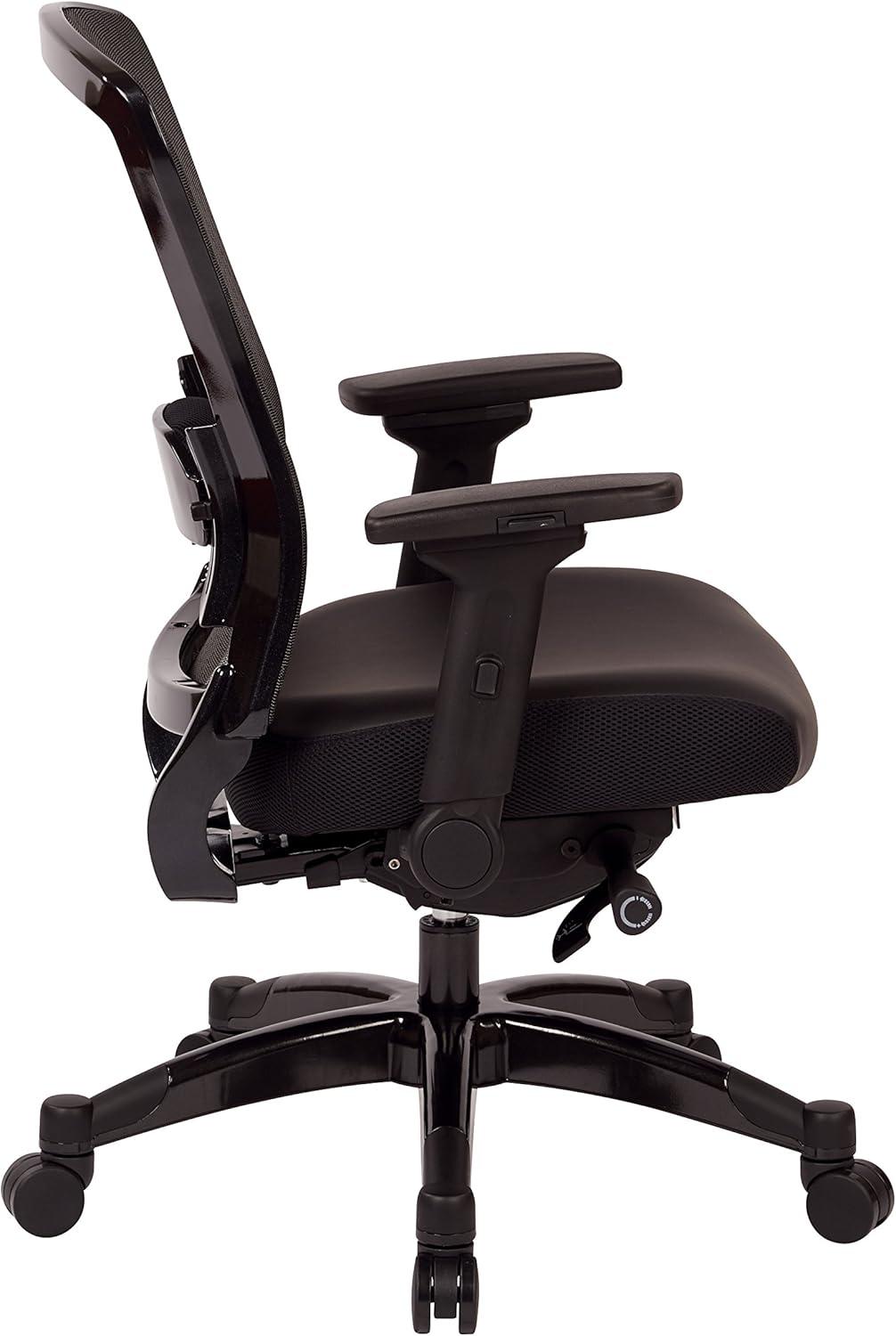 SPACE Seating Executive Bonded Leather Back Chair