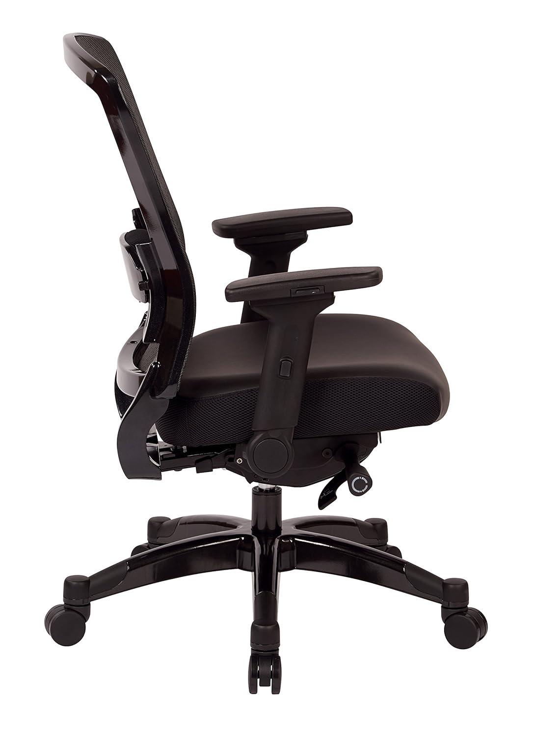 SPACE Seating Executive Bonded Leather Back Chair