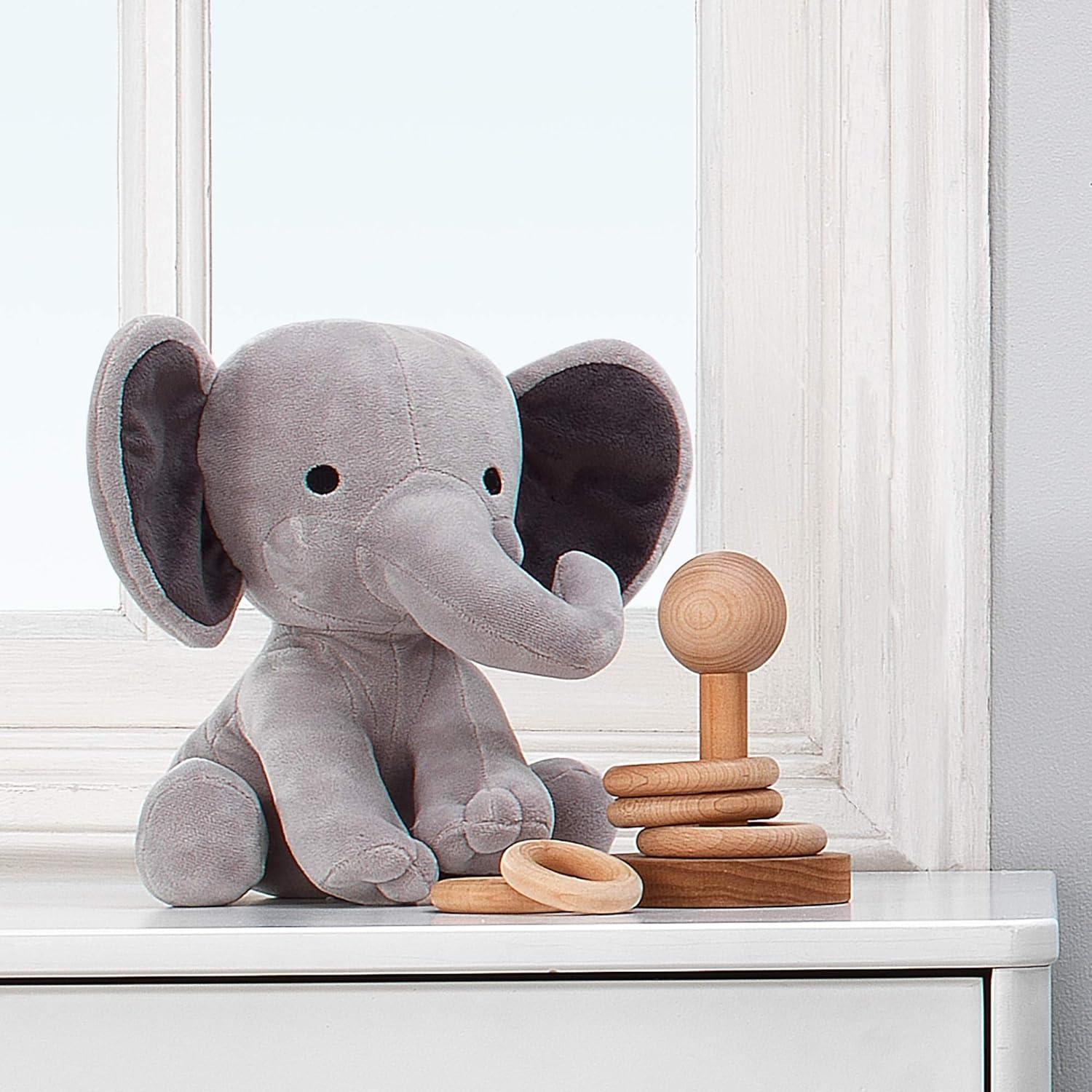 Bedtime Originals Choo Choo Gray Plush Elephant Stuffed Animal - Humphrey