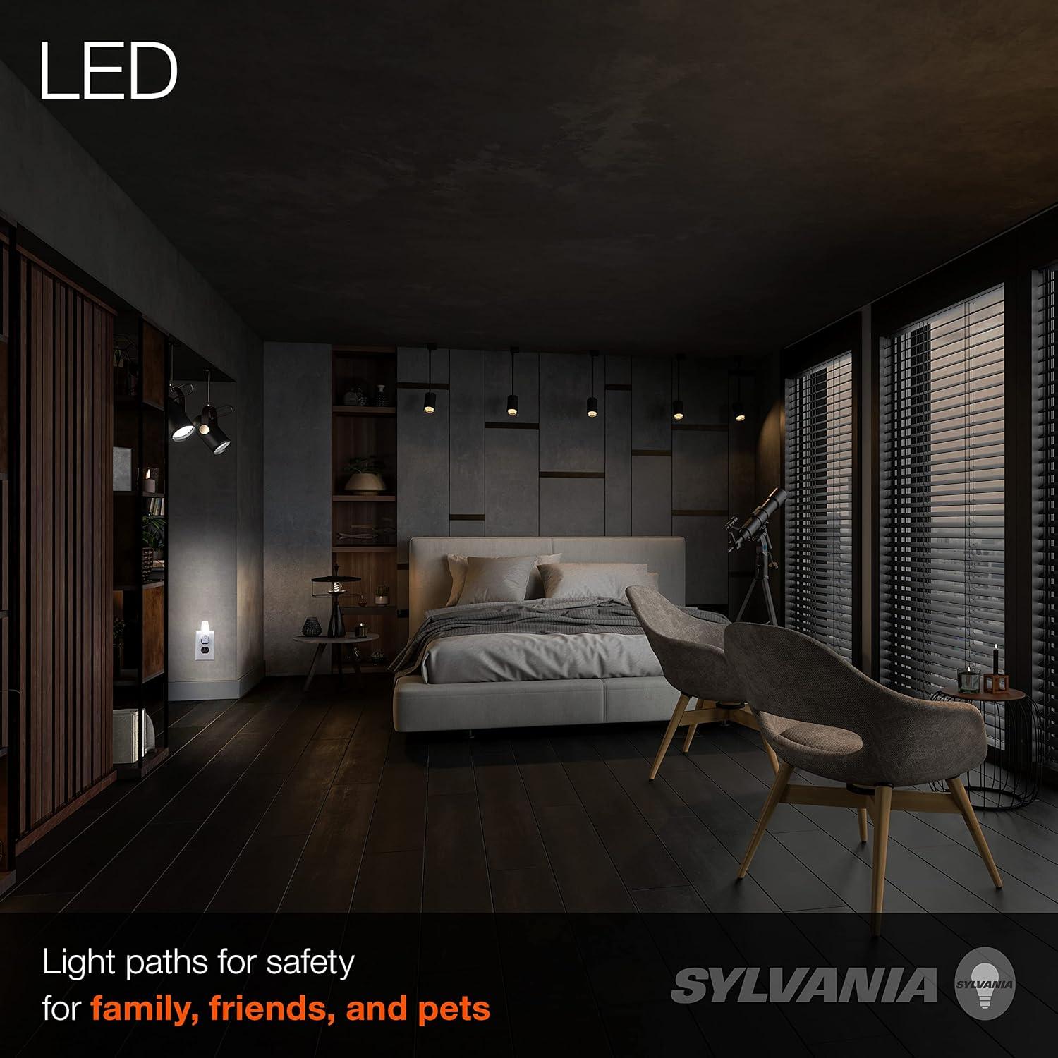 Sylvania C7 LED Night Light Bulbs, 1W, Daylight, 2-count