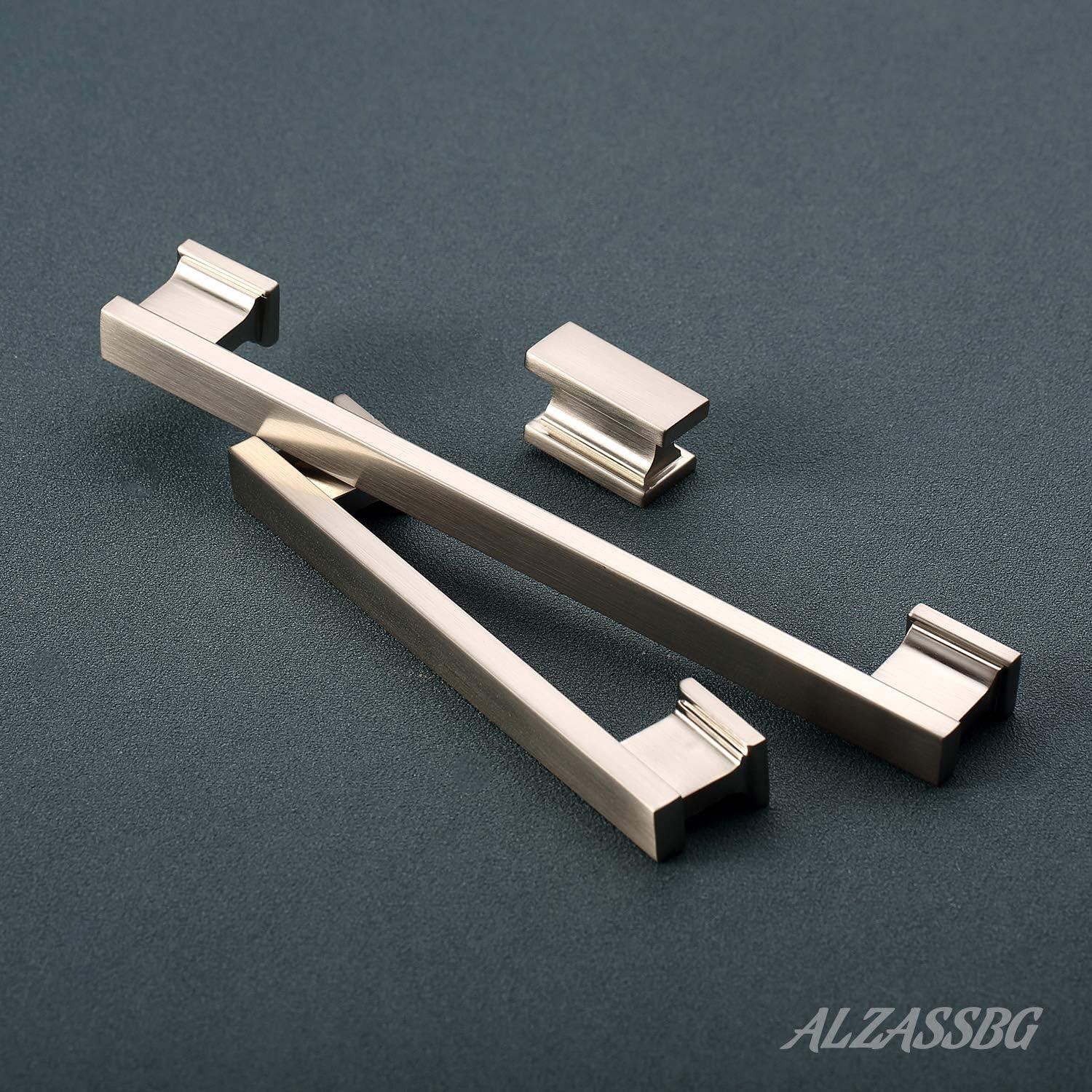 Brushed Nickel 10-Inch Cabinet Bar Pull with Mounting Hardware