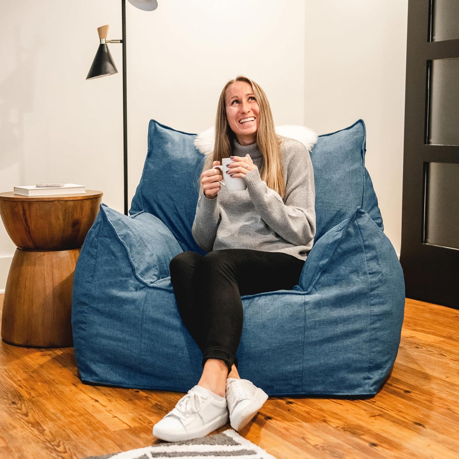 Big Joe Upholstered Pouf