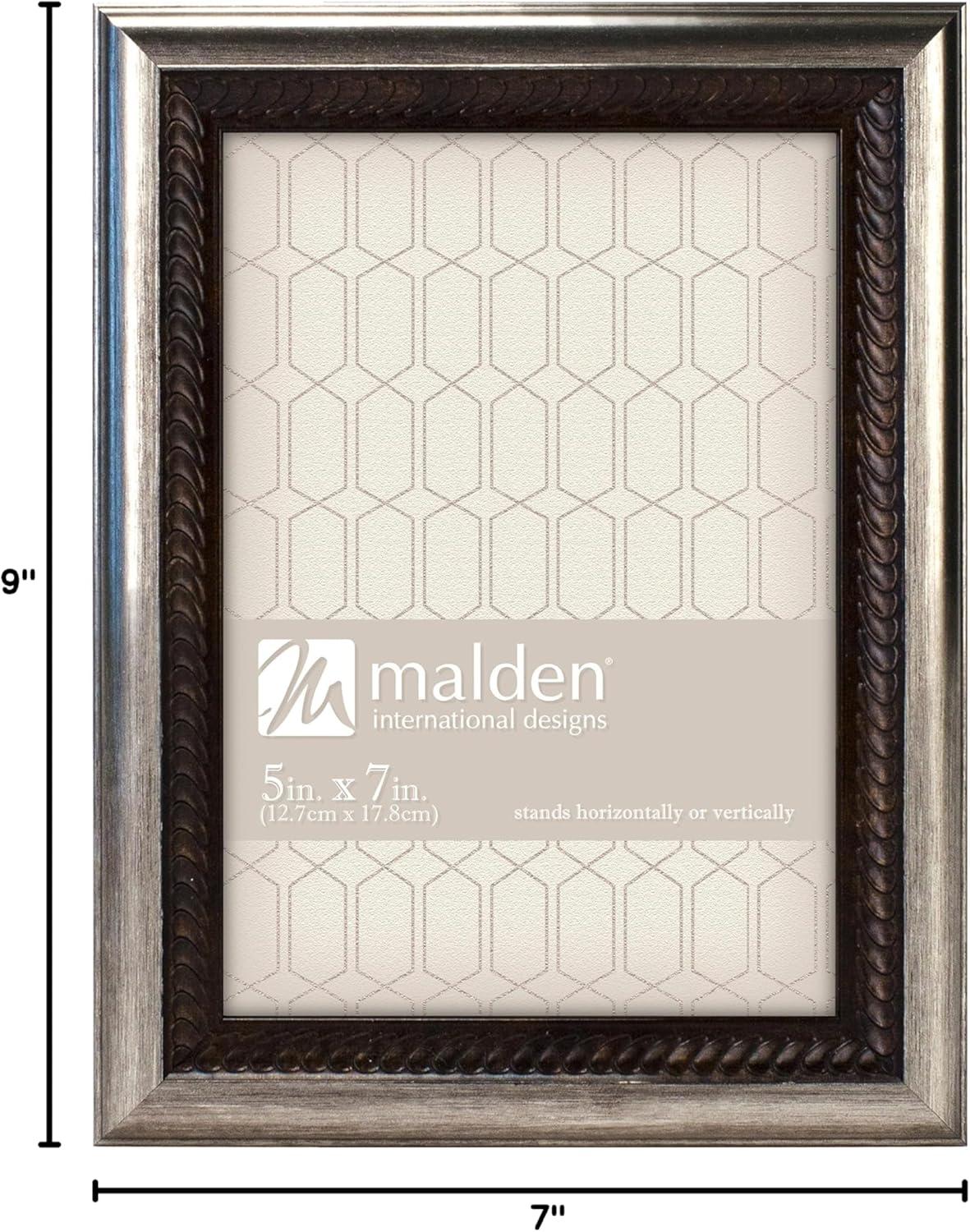 BRONZE WAVE Braid-Trim classic 5x7 by Malden - 5x7