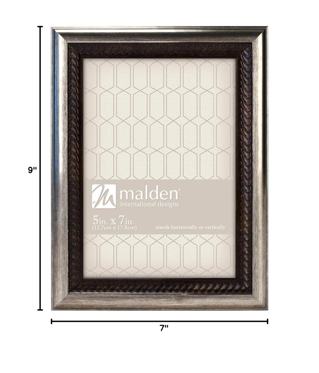 BRONZE WAVE Braid-Trim classic 5x7 by Malden - 5x7