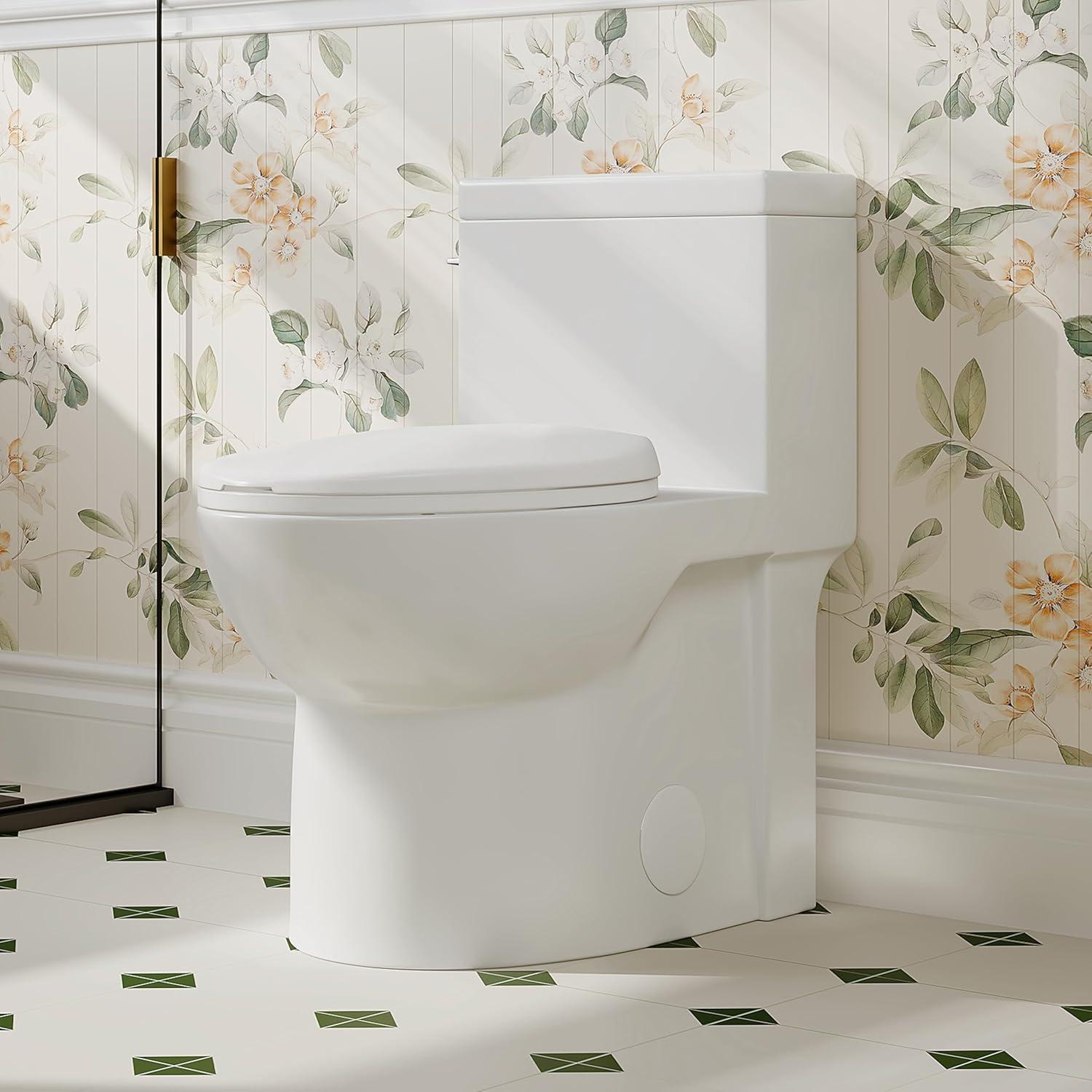 Denbigh Chair Height Elongated Comfort Height One-Piece Toilet (Seat Included)