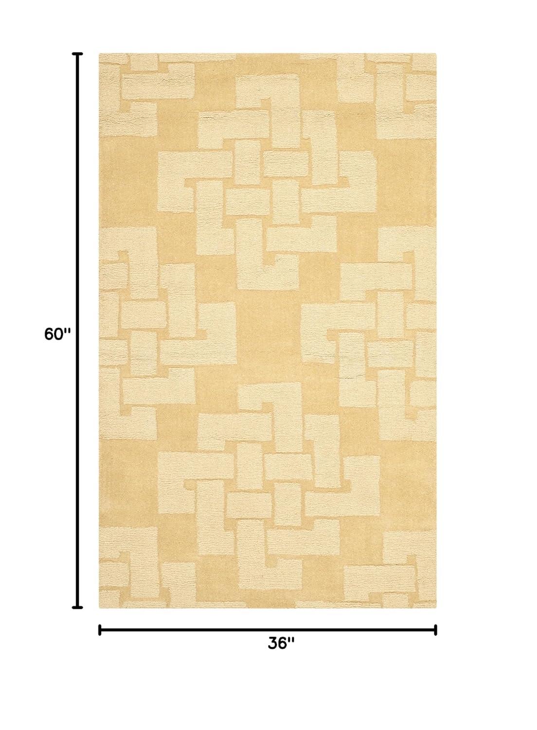 Martha Stewart Hand Tufted Wool Pile Geometric Rug