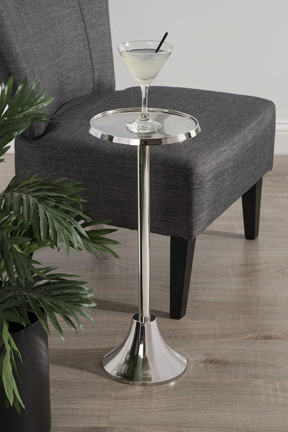 Kate and Laurel Sanzo Metal Drink Table