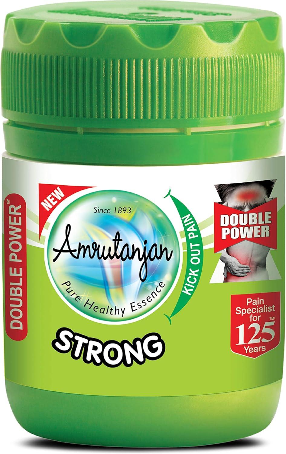 Amrutanjan Strong Pain Relief Rub (Balm) Green - 50ml