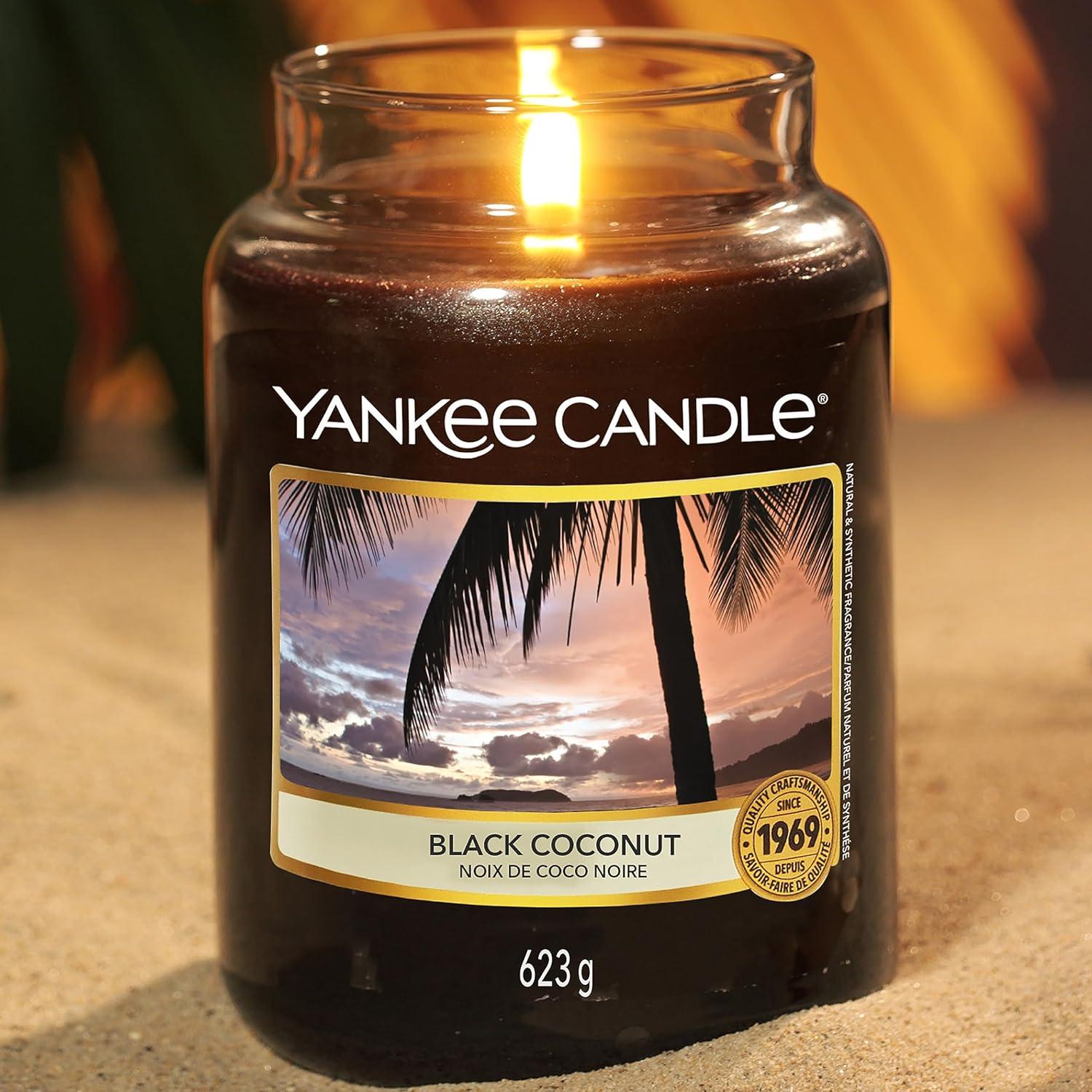 Yankee Candle Scented 22 oz Large Jar Candle - Black Coconut