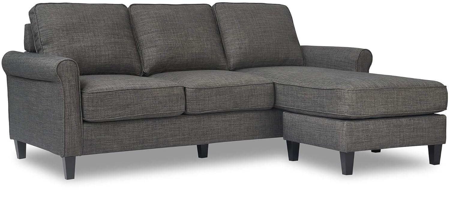 Serta Harmon Upholstered Reversible Sectional Sofa and Chaise