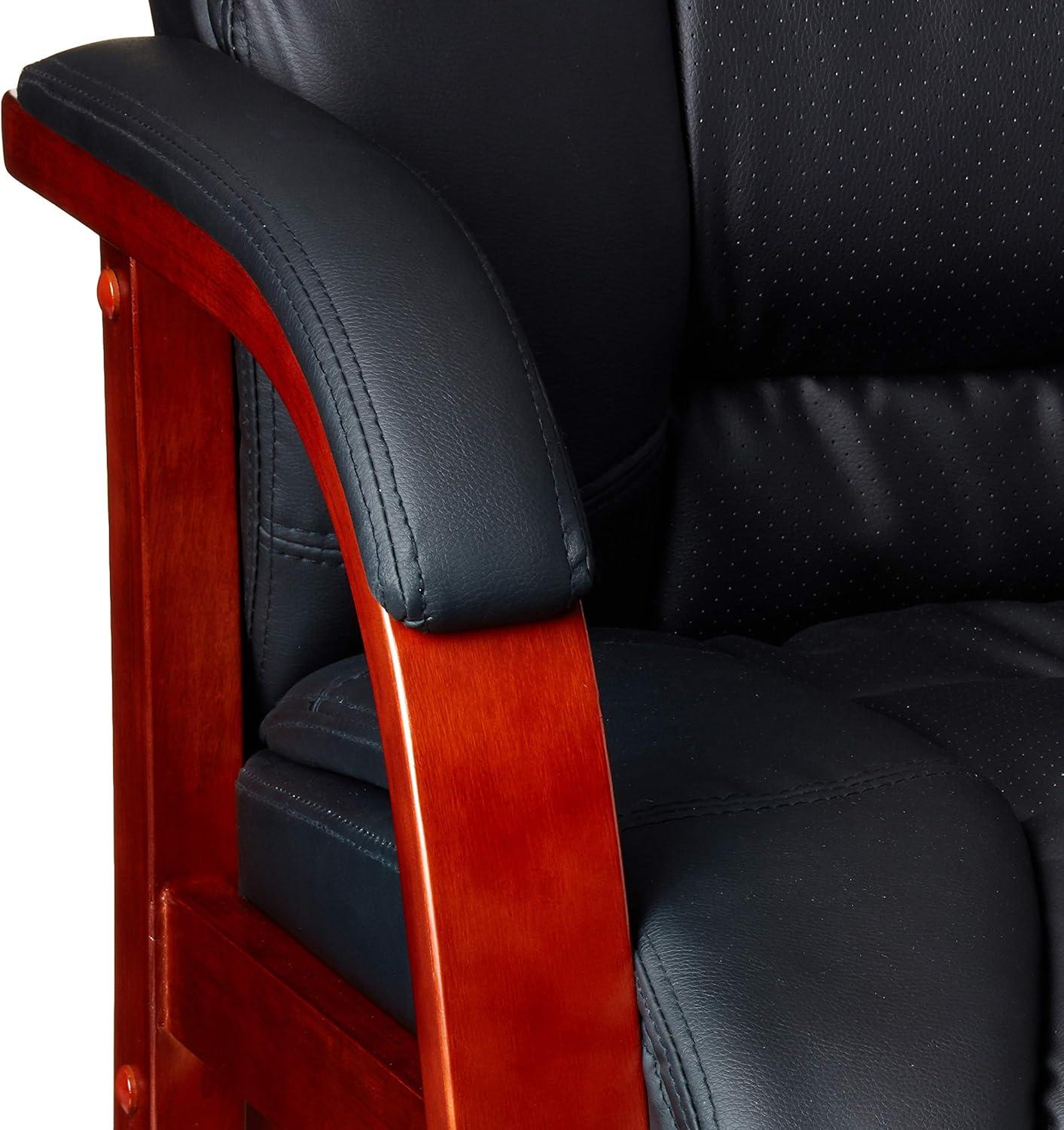 Mid-Back Wood Finished Guest Chair - Boss Office Products