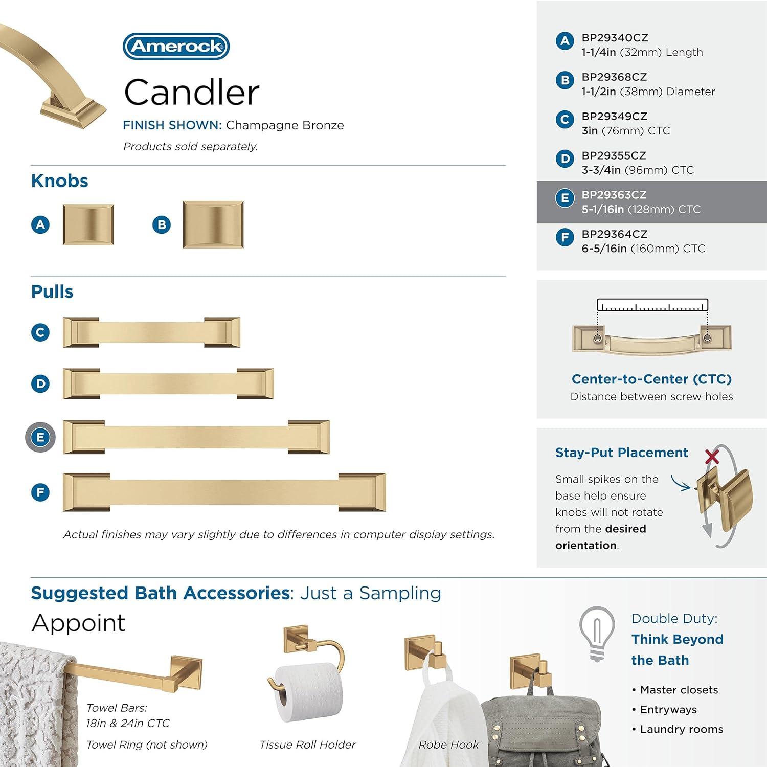 Amerock Candler Cabinet or Drawer Pull