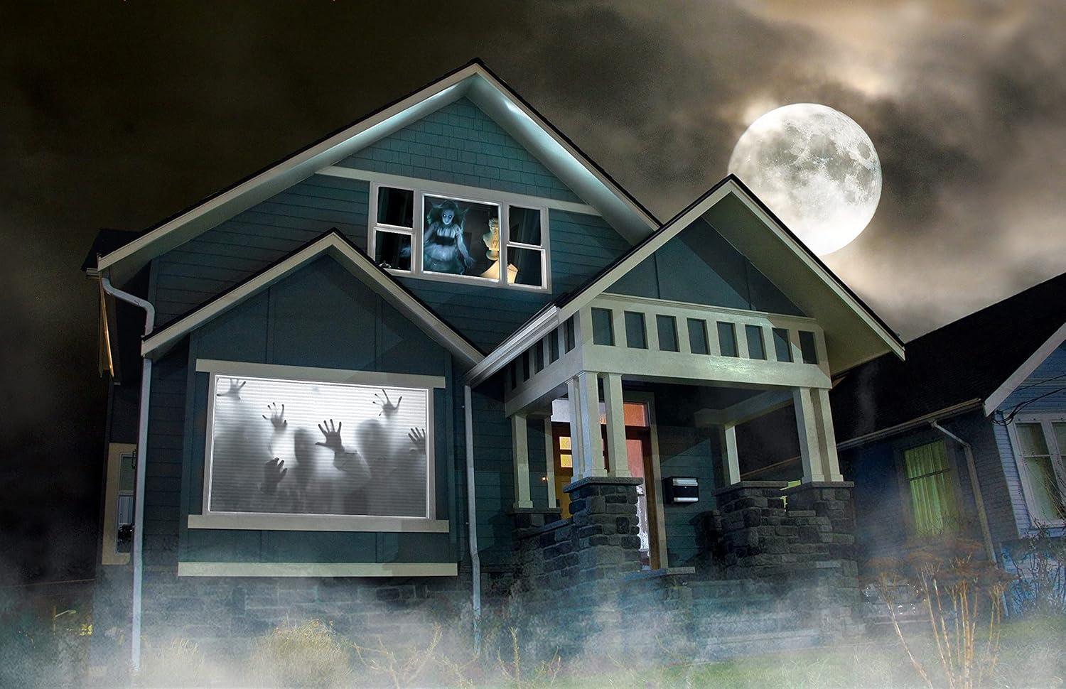 Holiscapes Holiday Digital Decoration Kit - Includes 16 AtmosFX® Video Effects, HD projector, Projection Screen