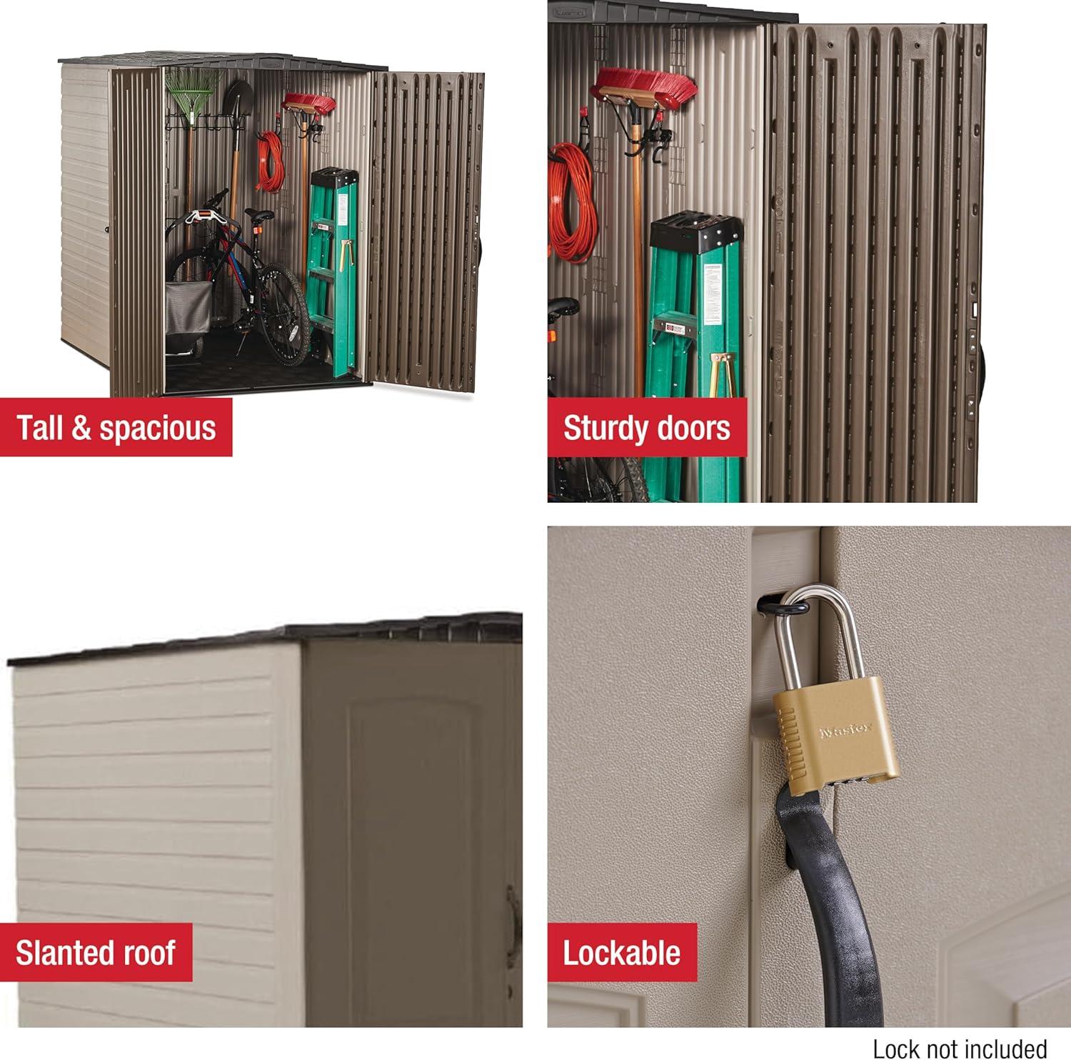 Rubbermaid Rubbermaid Big Max 5 ft. x 6 ft. Vertical Shed