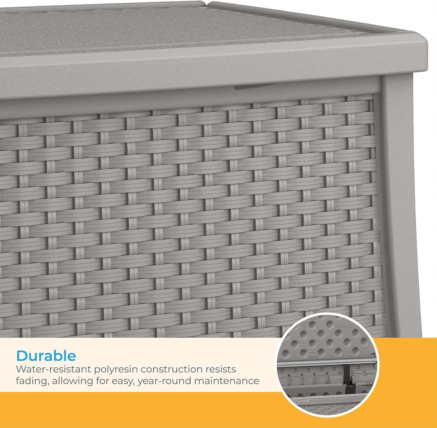 Suncast Rectangular Resin Outdoor Coffee Table