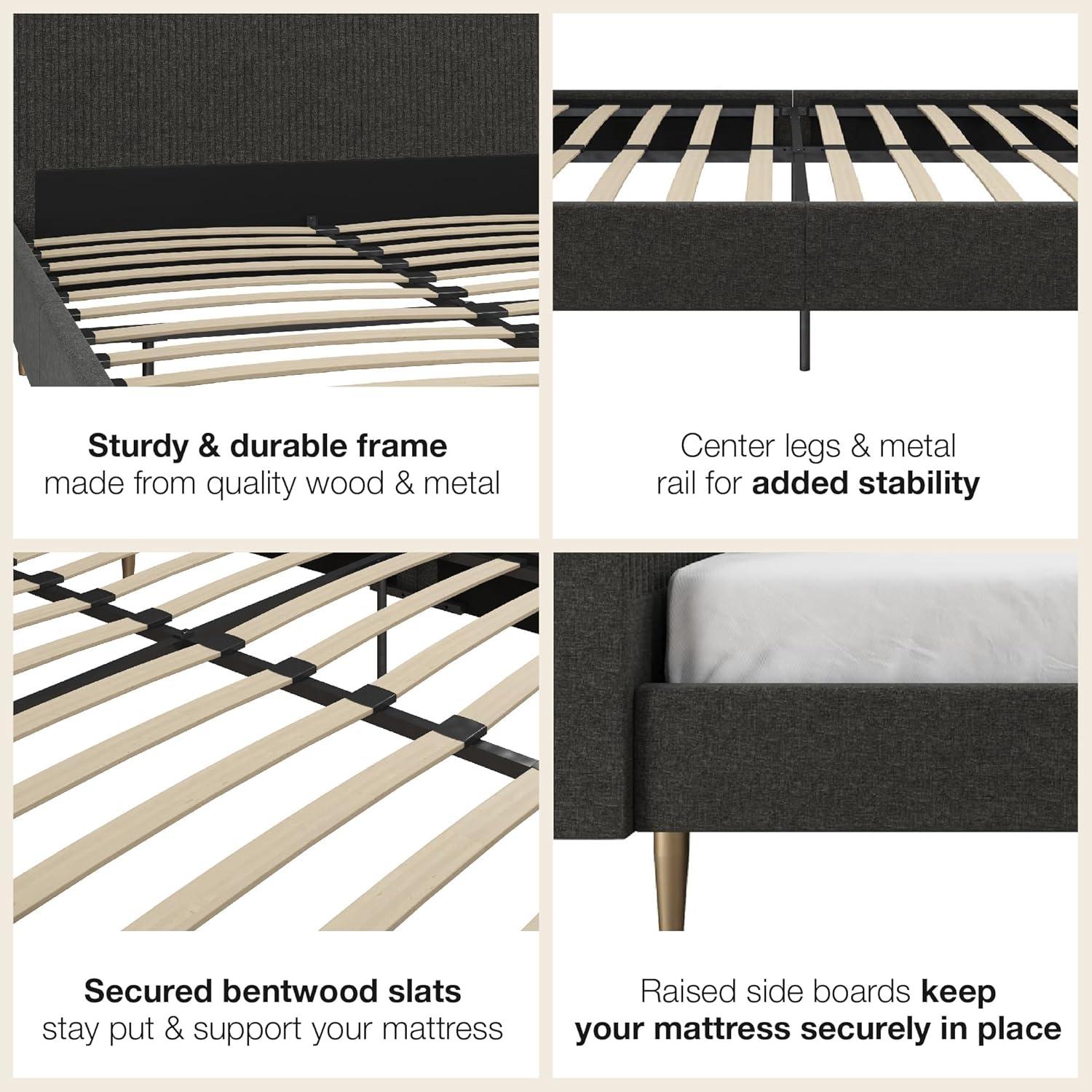 Daphne Upholstered Platform Bed