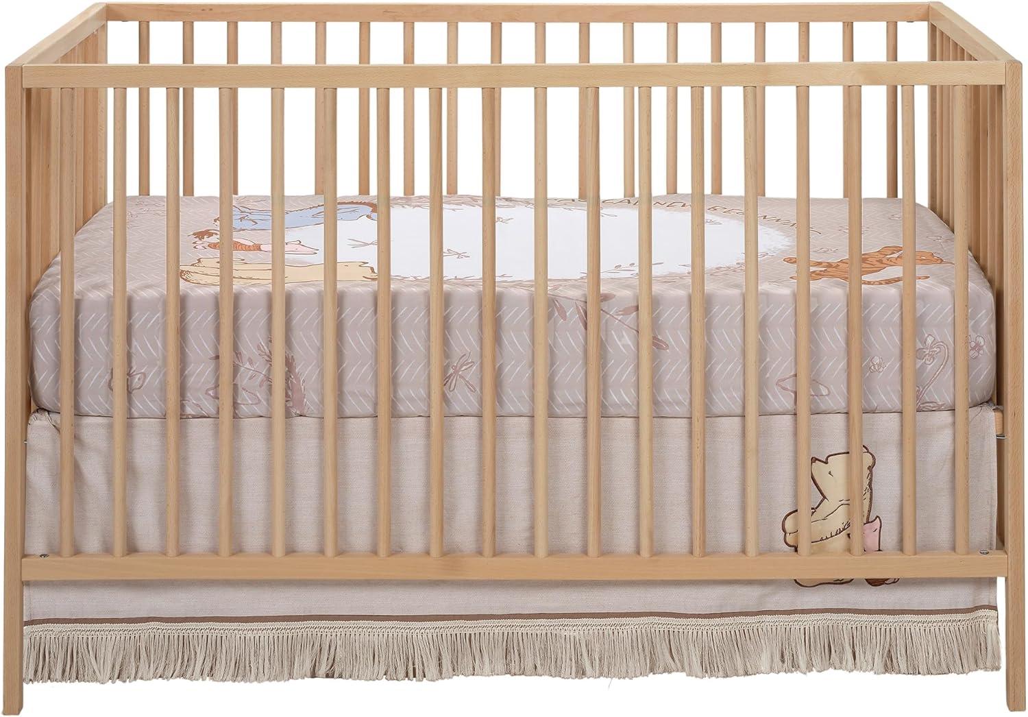 Lambs & Ivy Disney Baby Pooh Bear & Pals Cotton 3Piece Nursery Crib Bedding Set