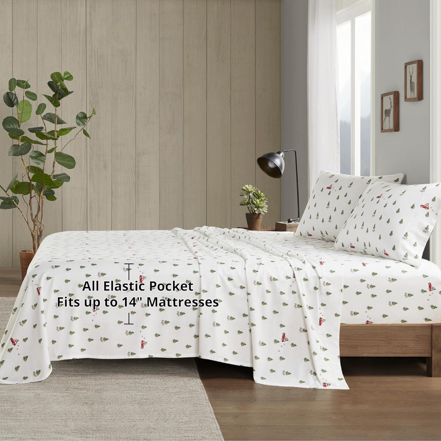 Woolrich 100% Cotton Flannel Sheet Set