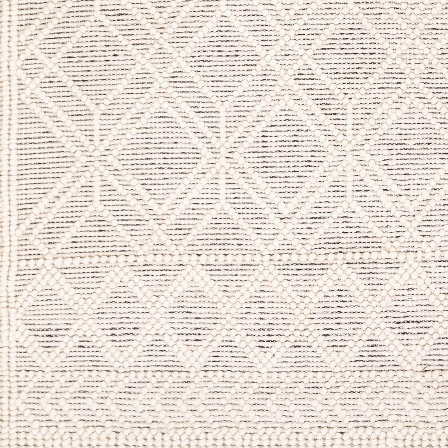 Mark&Day Wool Area Rugs, 5x7 Staveley Cottage Ivory Area Rug (5' x 7'6")