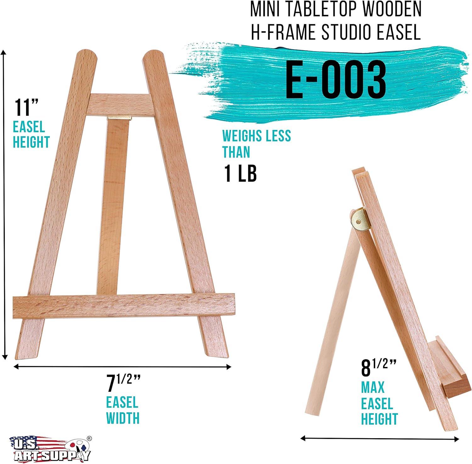 Beechwood 10.5" Tabletop A-Frame Artist Easel