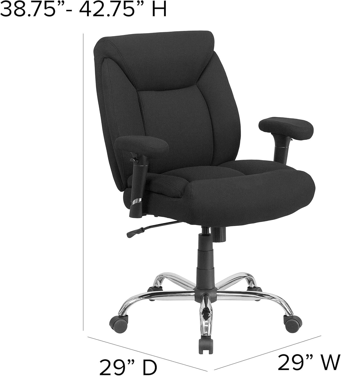 HERCULES Series Big & Tall Swivel Ergonomic Task Office Chair with Deep Tufted Seating