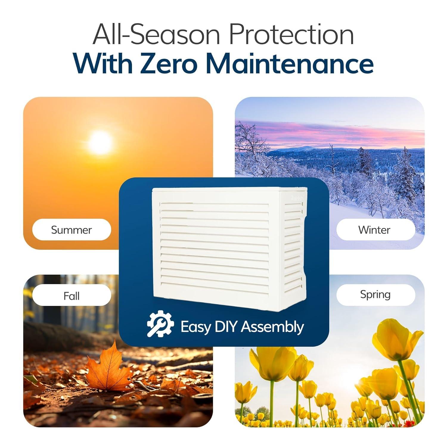 Airdeko Mini Split 39.37-in W x 27.55-in H Through-the-Wall Air conditioner cover