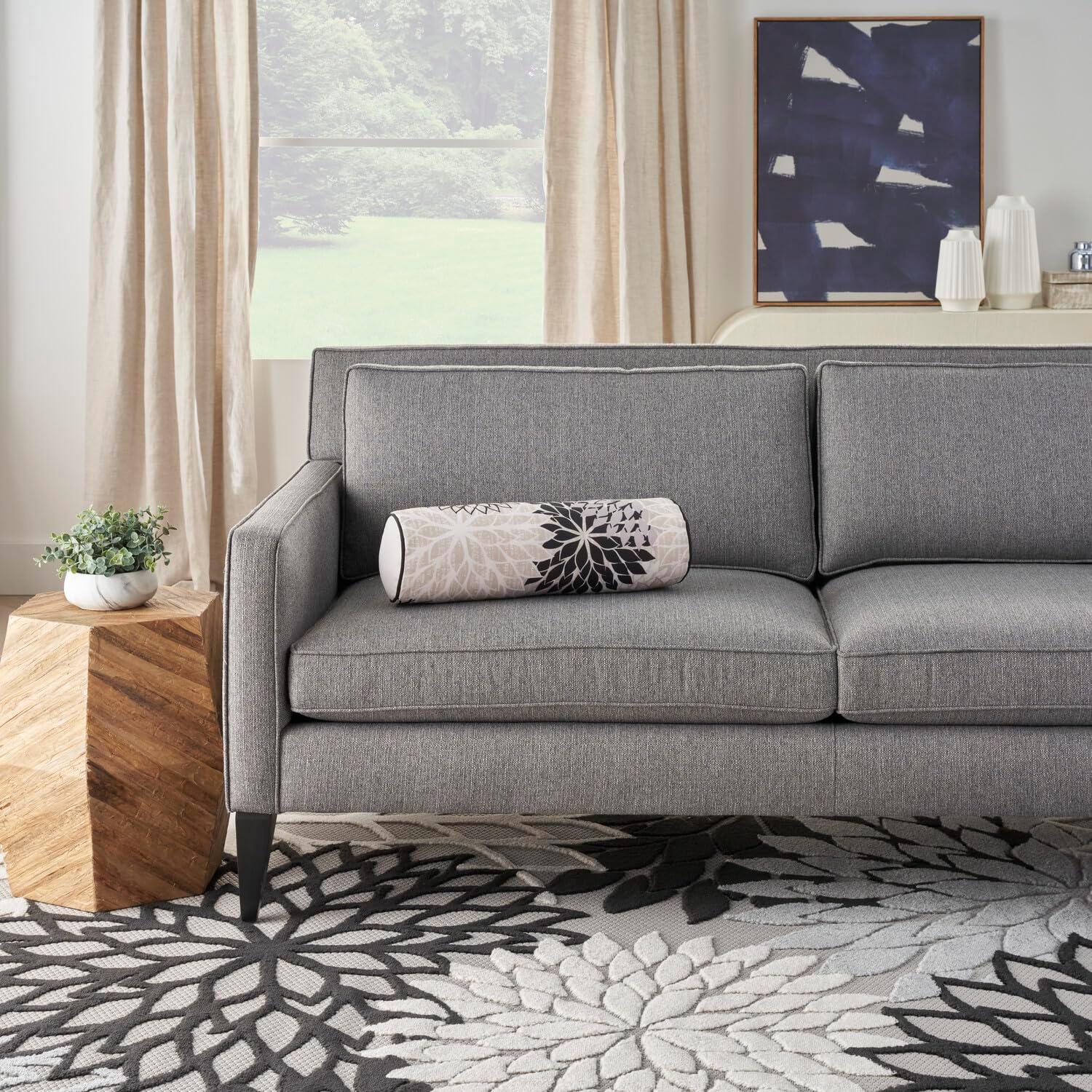 Mina Victory Angelis Bolster Indoor/Outdoor Pillow Cover & Insert