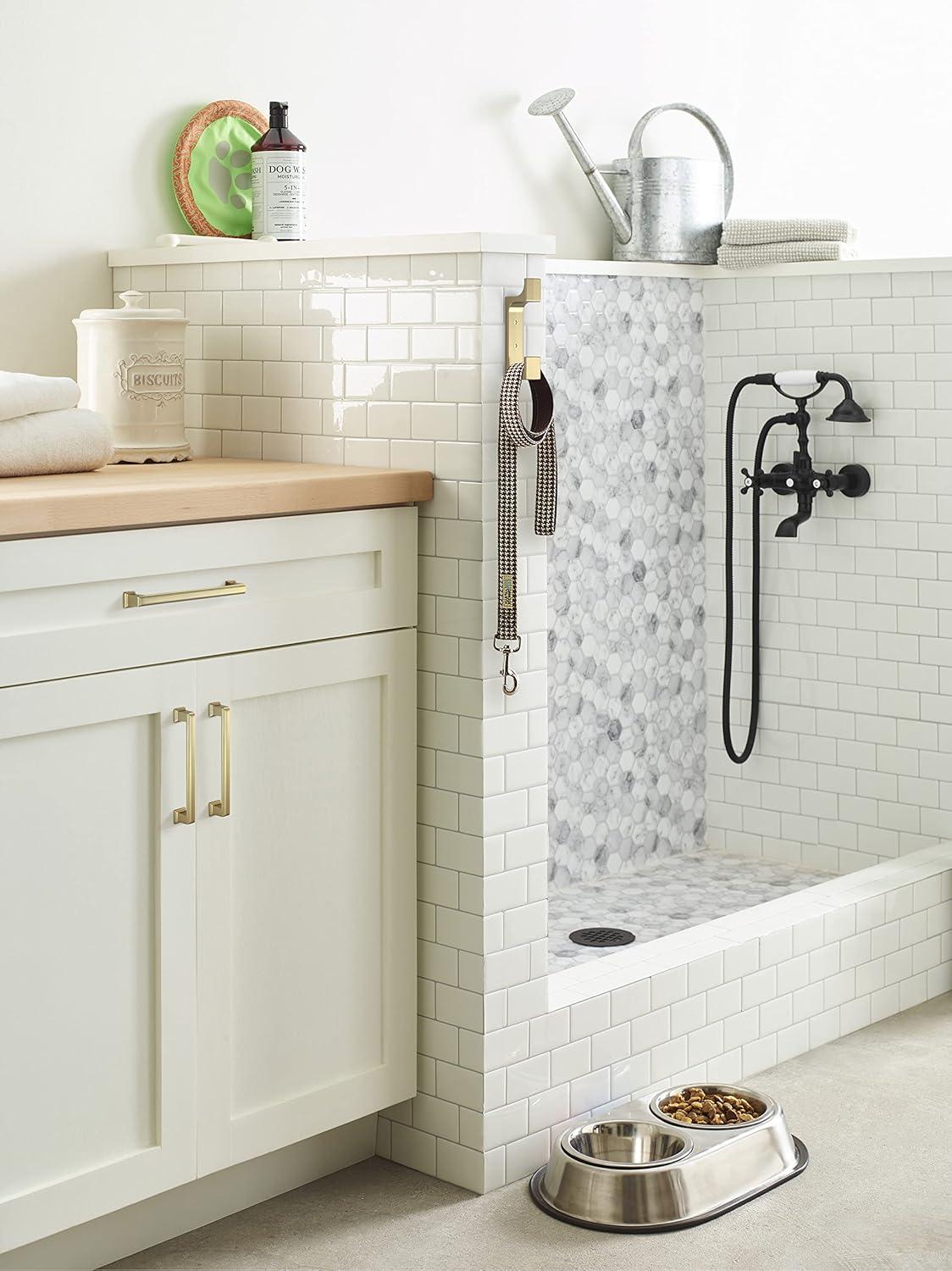 Bray Contemporary Double Prong Decorative Wall Hook