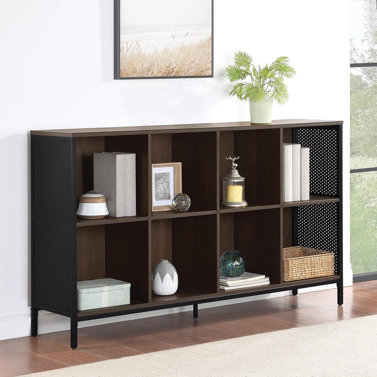 Ace 8 Cube Bookcase in Engineered Wood Ozark Ash Finish