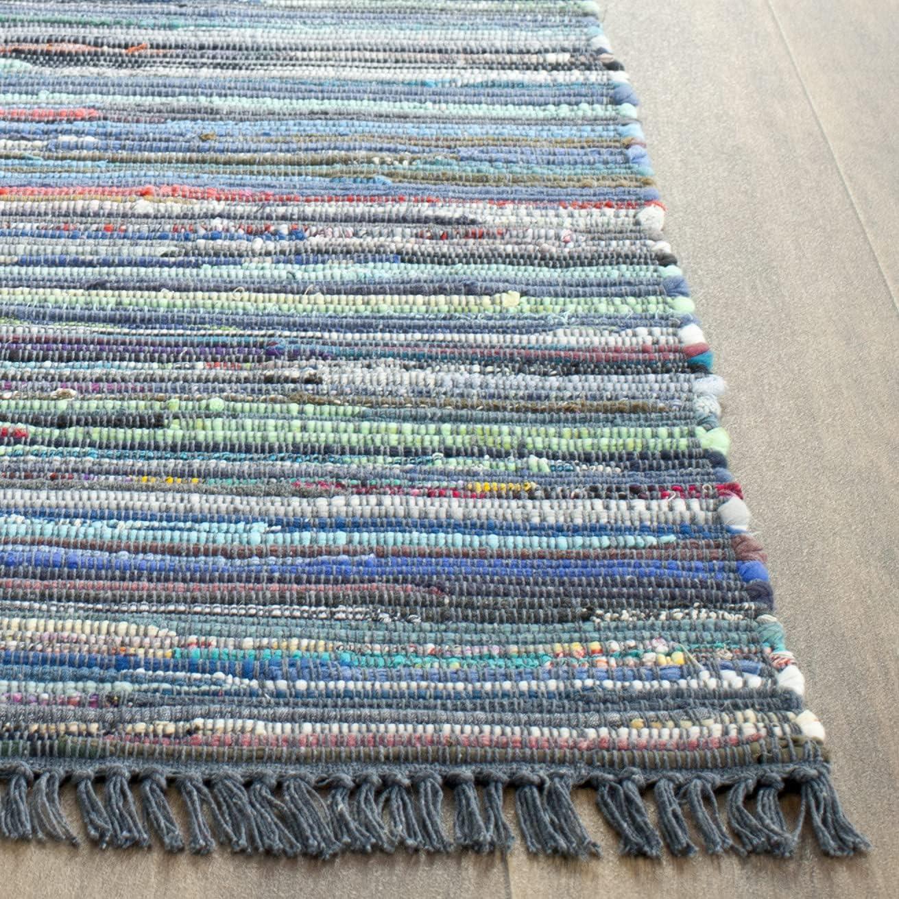 Rag Area Rug RAR121 Hand Woven Area Rug  - Safavieh