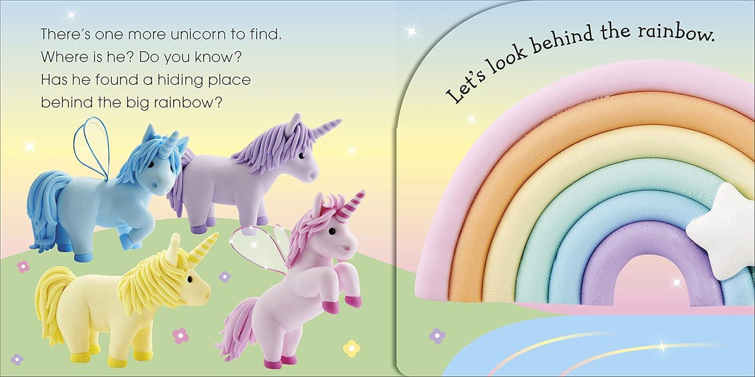 Interactive Pop-Up Unicorn Board Book for Toddlers