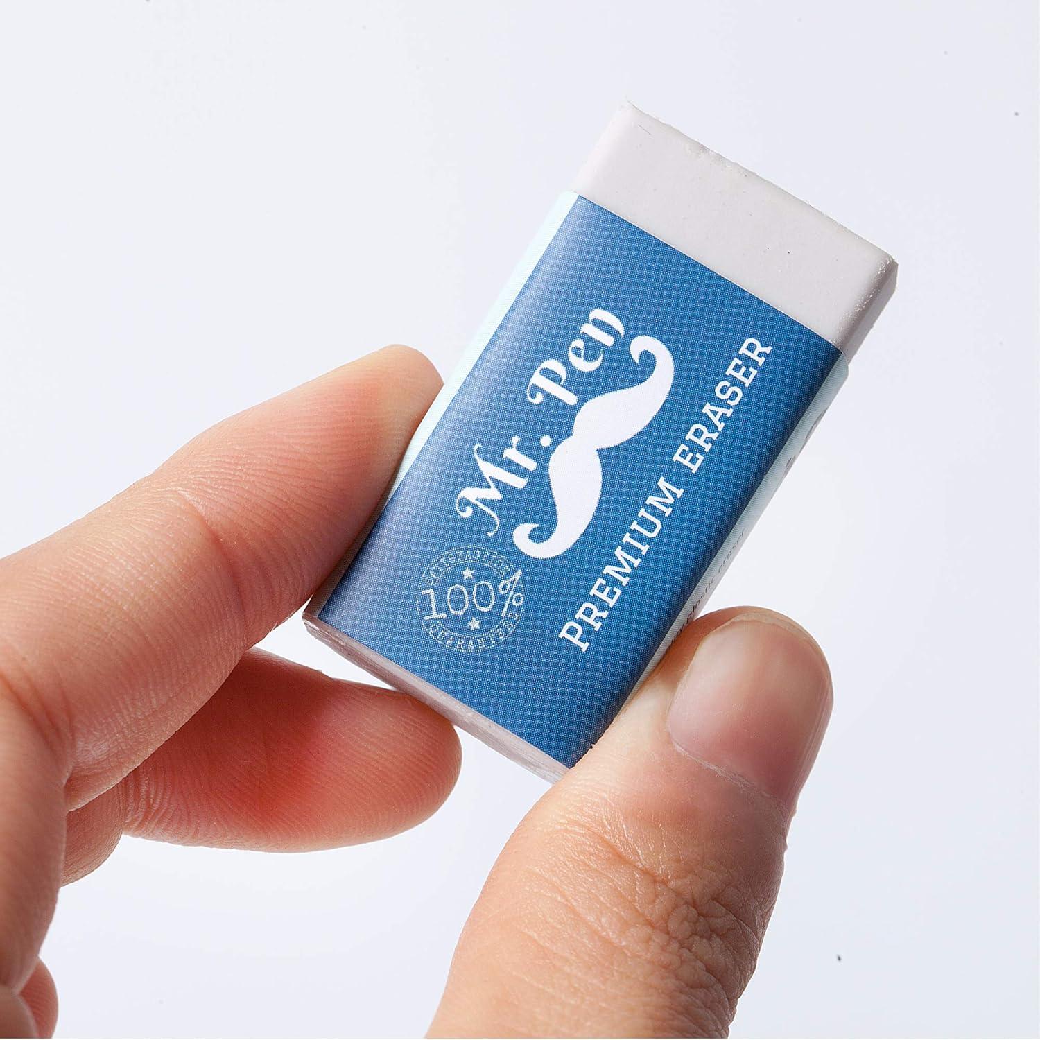 Mr. Pen- Erasers, Pack of 24, Premium Eraser, Pencil Erasers, White Eraser, Office Supplies