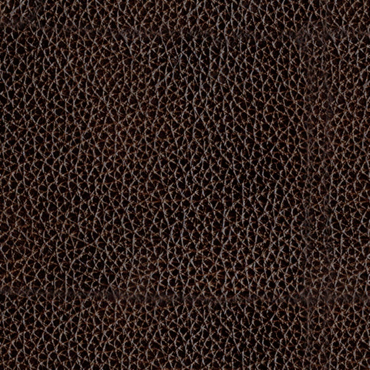 Traditional Brown Leather Power Recliner with Nailhead Trim