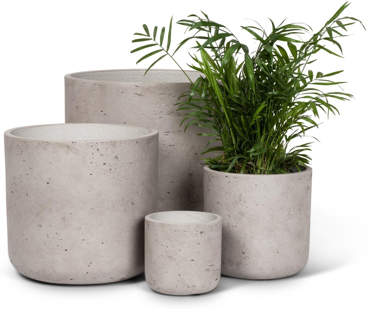 Abbott Collection Cement Classic Planter, Grey (Small)