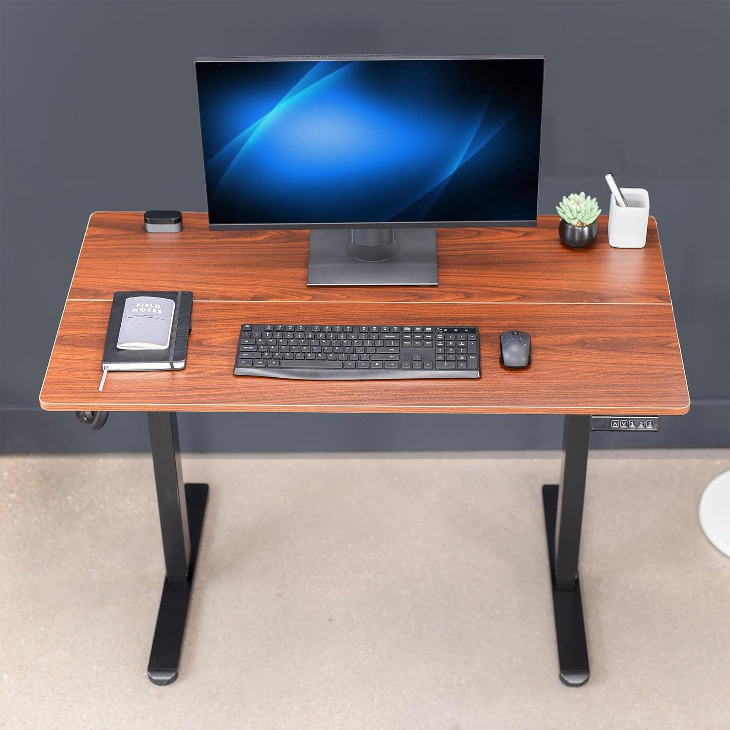 VIVO Electric 44"x 24" Sit Stand Desk, Height Adjustable Workstation (E144B series)