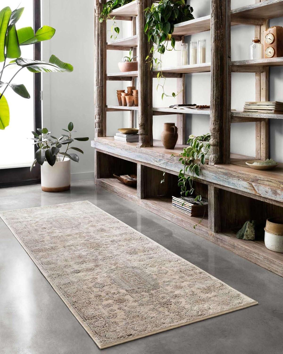Loloi Teagan Ivory / Sand 9'-9" x 13'-6" Area Rug