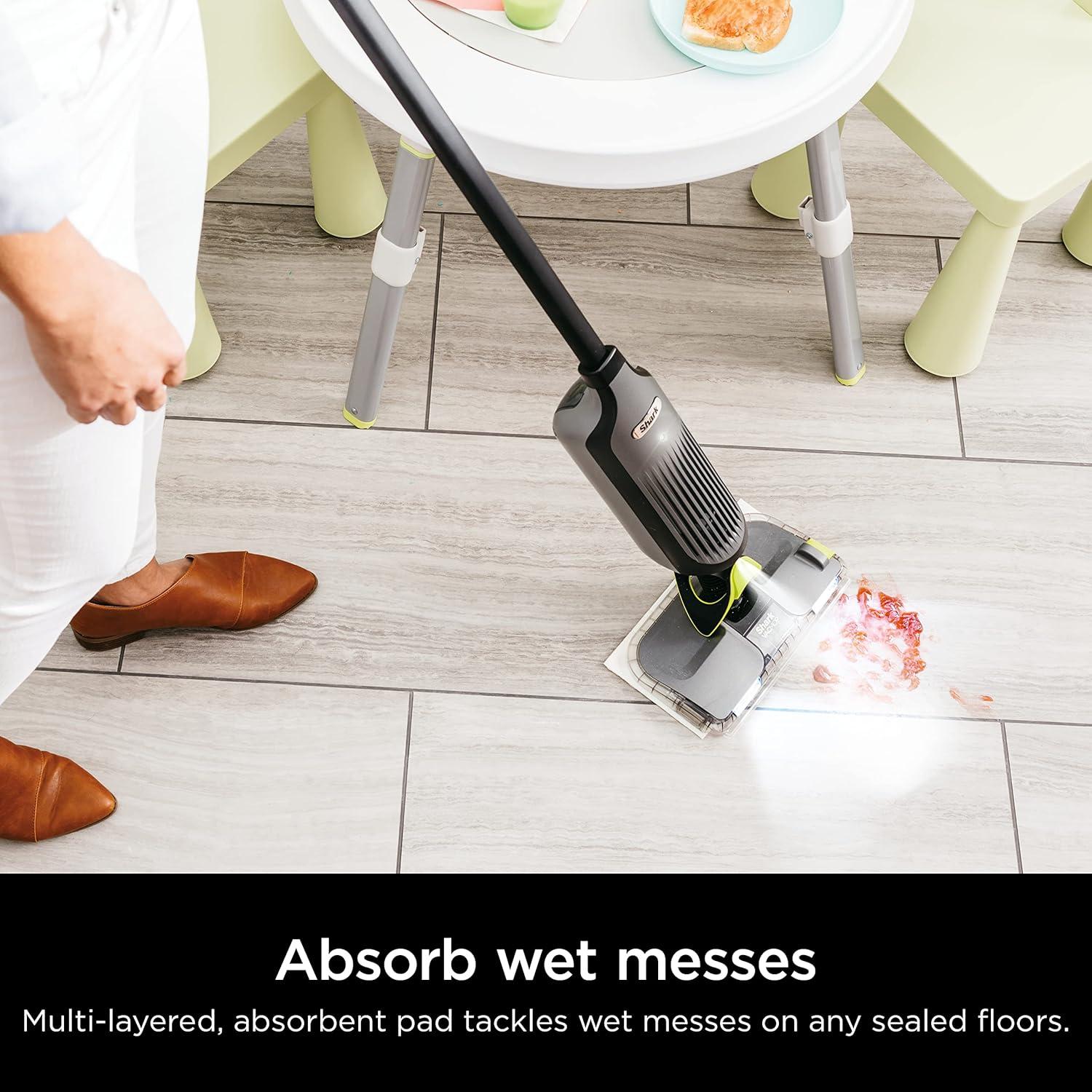 Shark Vacmop Pro Cordless Hard Floor Disposable Pad Vacuum Mop, Charcoal Gray