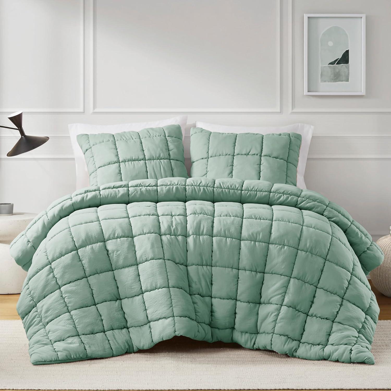 Sage Full Down Alternative Microfiber Comforter Set