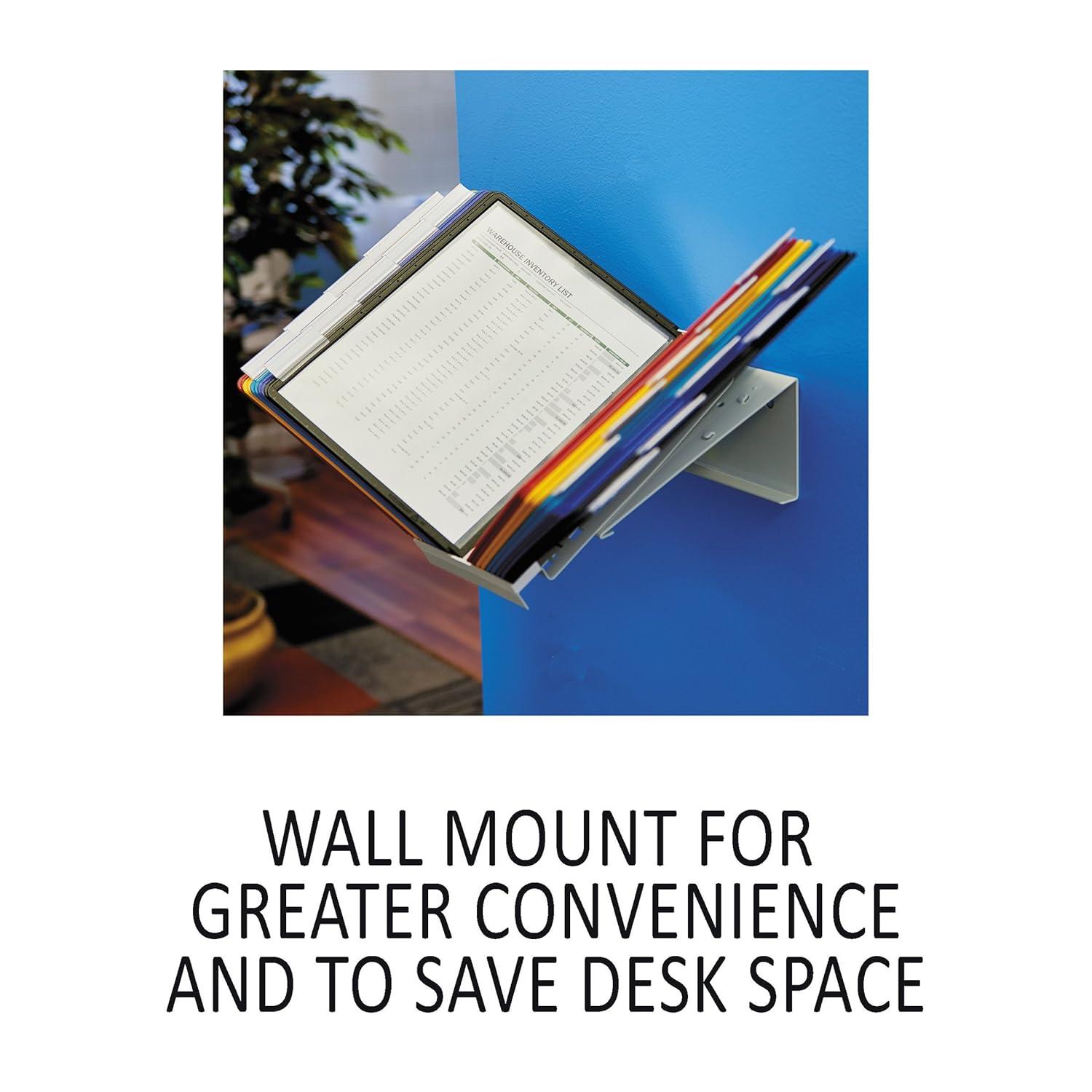 Durable® ario Reference Desktop System, 20 Panels, Assorted Borders And Panels
