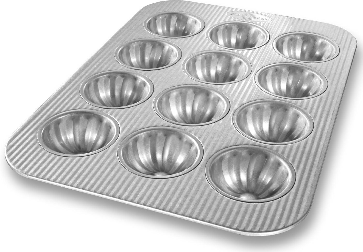 Non-Stick Mini Round Fluted Cupcake Pan