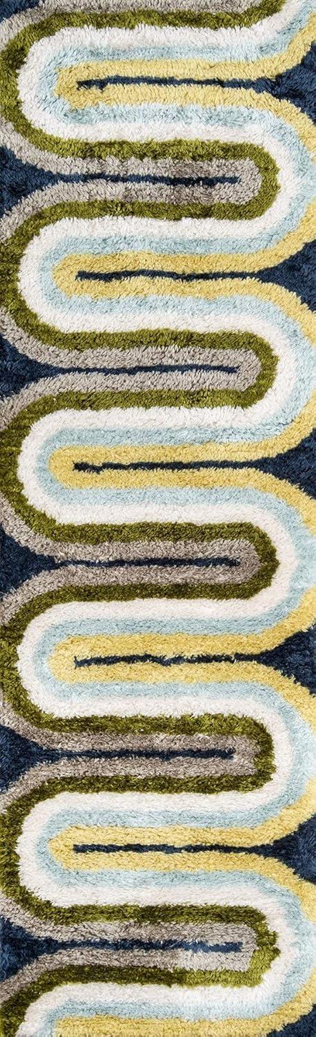 Novogratz Retro Wave Multi Rug, MULTI