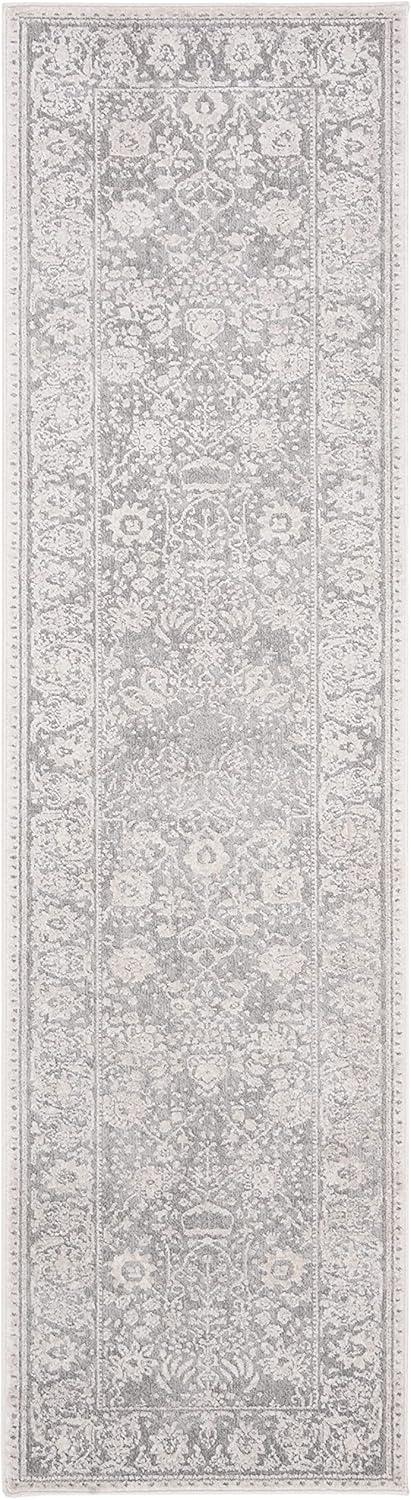 Reflection RFT663 Power Loomed Indoor Runner Rug - 2'3"x6' - Light Grey/Cream - Safavieh