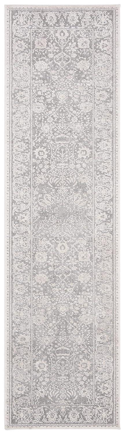Reflection RFT663 Power Loomed Indoor Runner Rug - 2'3"x6' - Light Grey/Cream - Safavieh