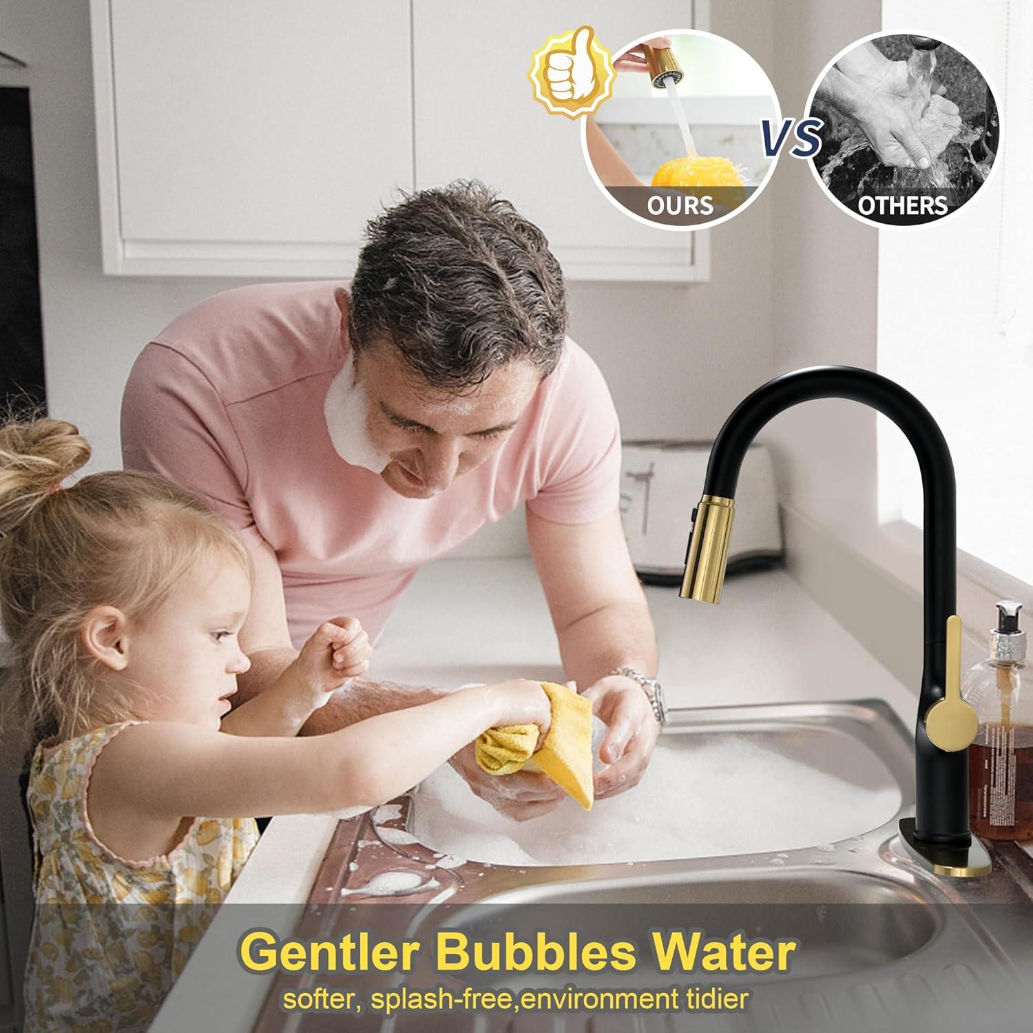 VIBRANTBATH Pull Out Kitchen Faucet