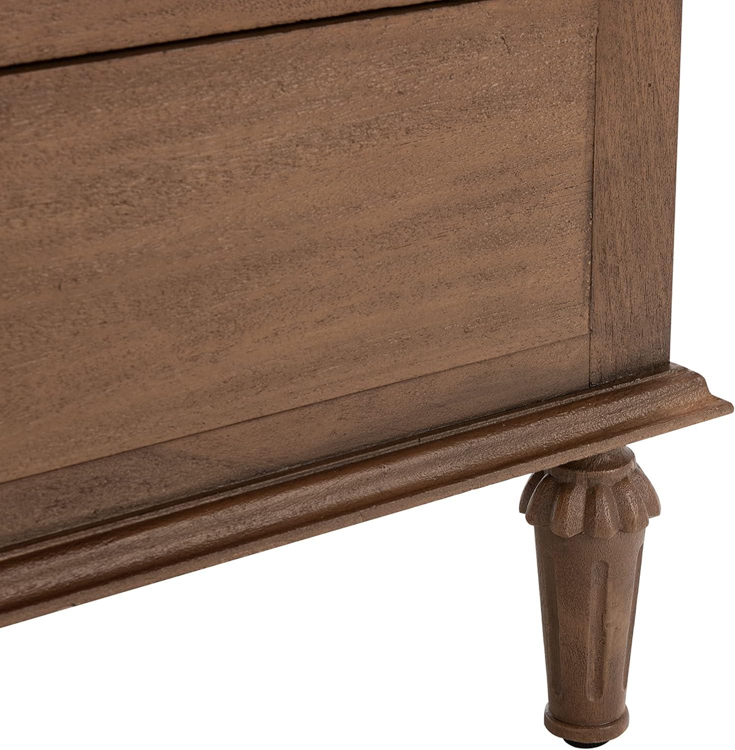 SAFAVIEH Couture Lisabet Contemporary Nightstand with 3 Drawers, Brown