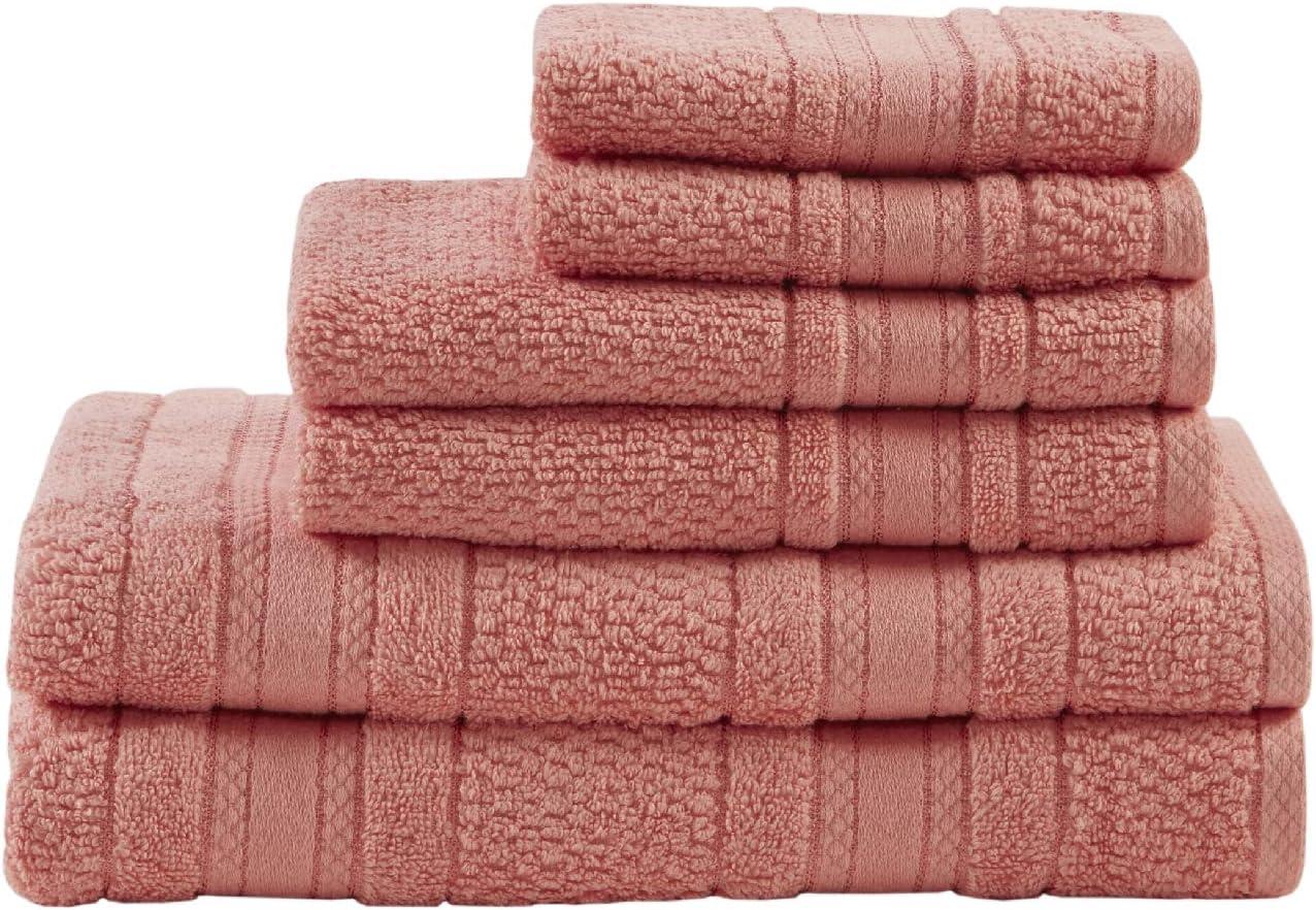 Madison Park Essentials Super Soft Cotton Quick Dry Bath Towel 6 Piece Set