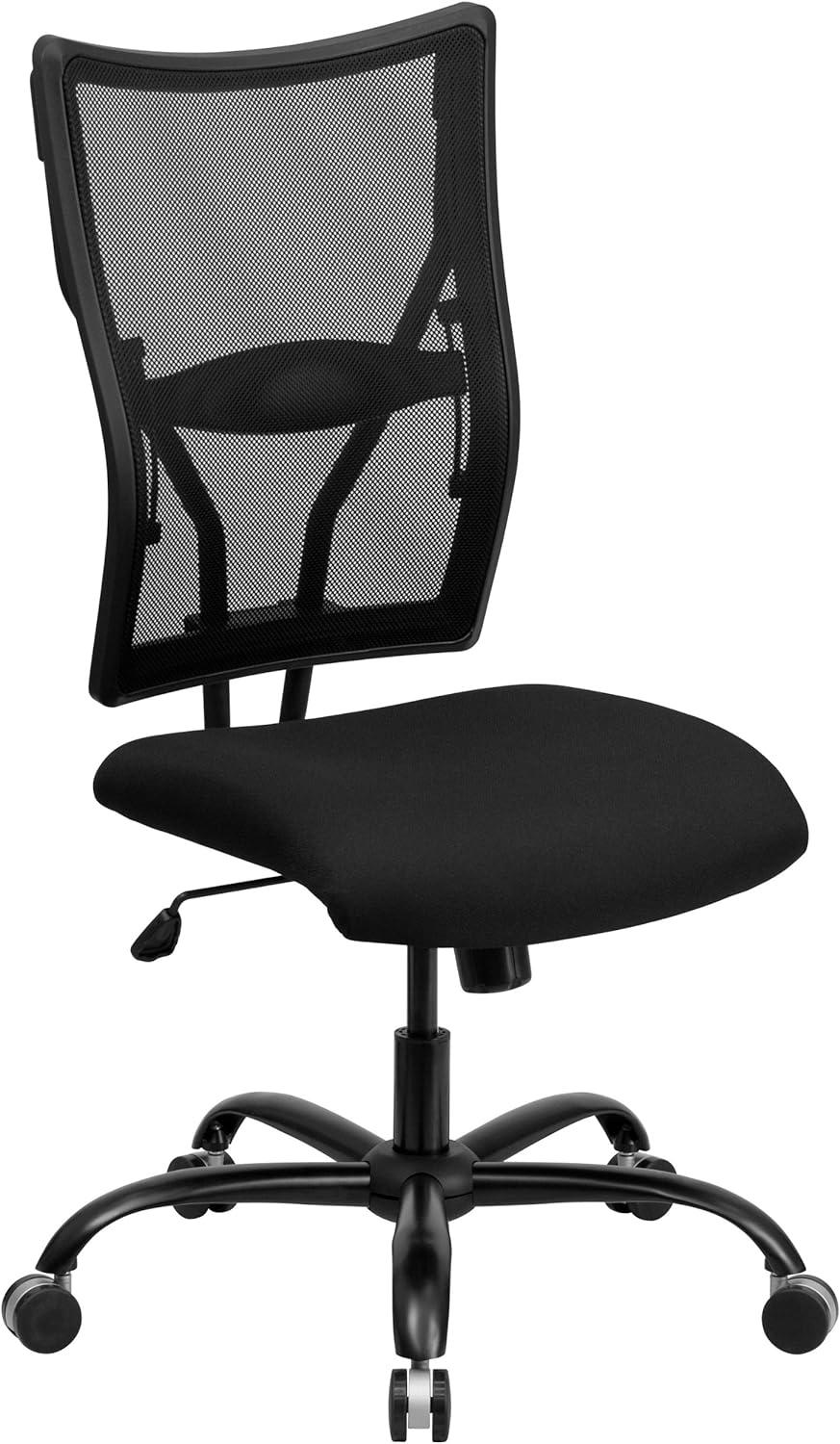 Ergonomic High-Back Mesh Executive Swivel Chair in Black