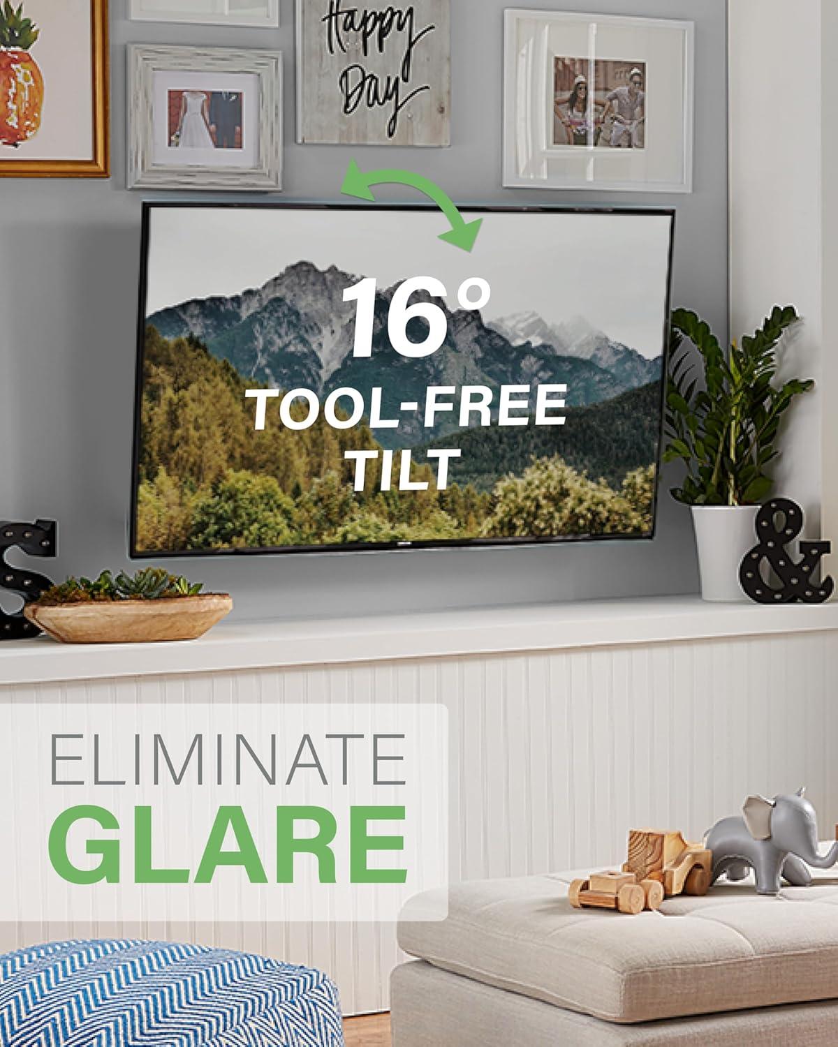 SANUS Full Motion TV Mount - Single Stud 19 to 40 inch TV Wall Mount Tilts, Extends & Swivels - Easy DIY Install Includes All Hardware & Post Install Leveling - Great for Corners